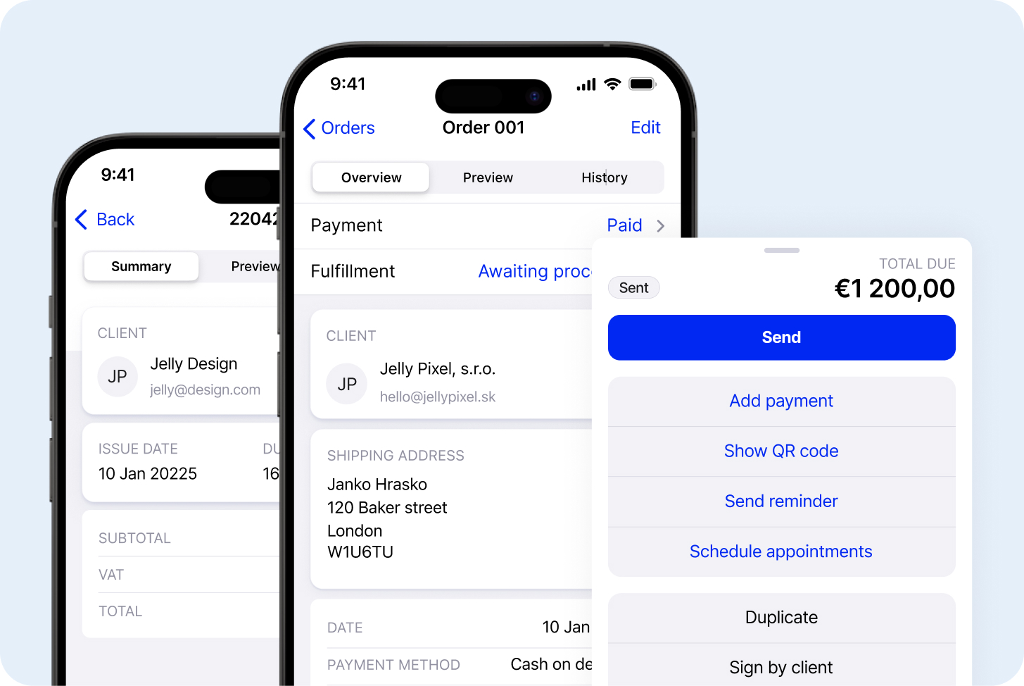 Invoice Billdu Webnode